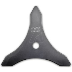 Cuchilla desbrozadora de 25,5 cm para uso forestal - orificio de 20 mm | Newgardenstore.eu