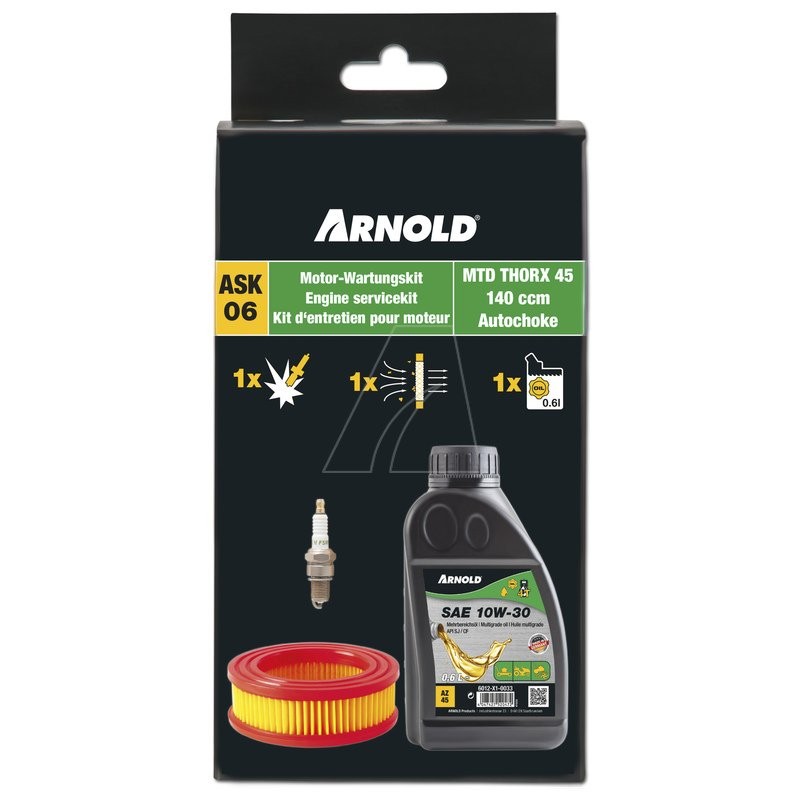 Kit d'entretien pour moteur MTD ThorX 45, 140 cm3, démarreur automatique