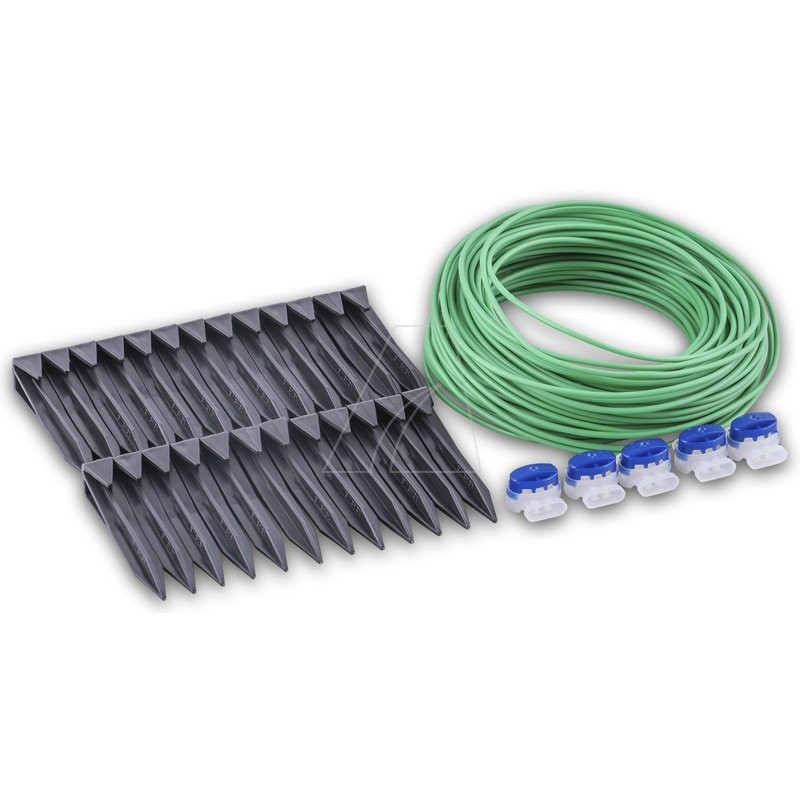 AR11 accessory set for mowing robots - cable connectors, boundary cables and pegs AR11 accessory set for mowing robots - cable connectors, boundary cables and pegs