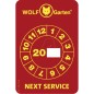 Adesivo di servizio "WOLF-Garten"
