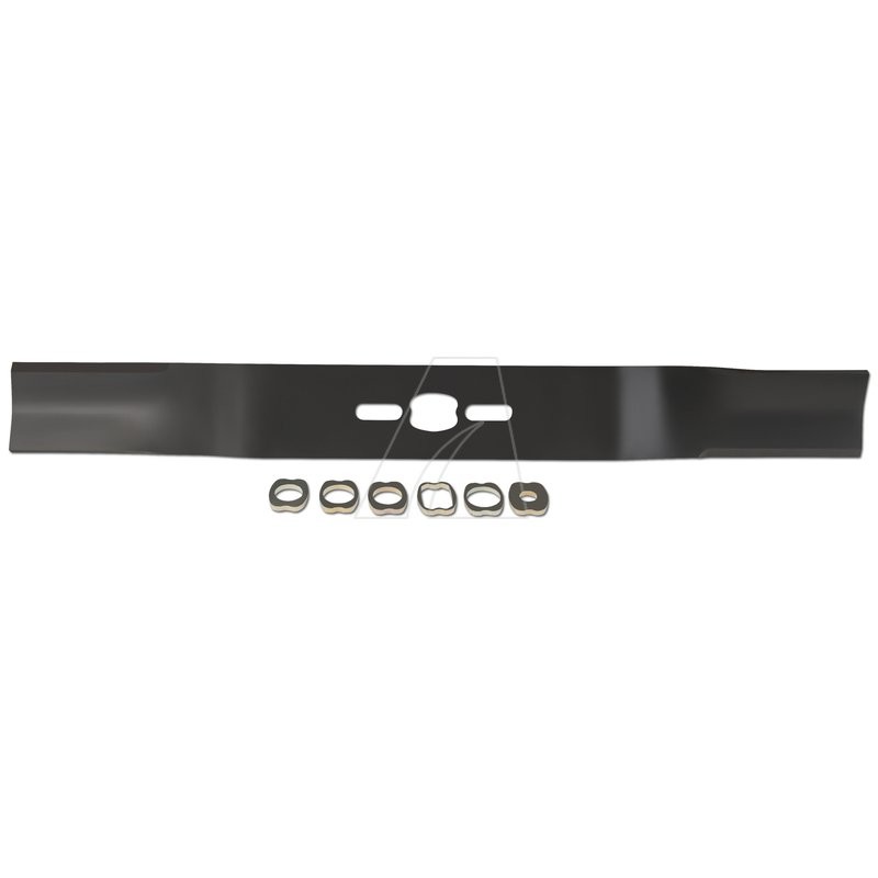 Cuchilla universal de 53 cm para cortacéspedes de gasolina.