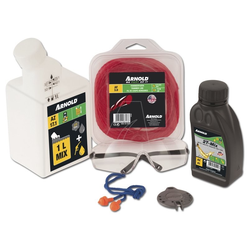 Kit de inicio ARNOLD para desbrozadoras y cortasetos de 2 tiempos