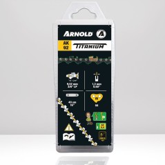 ARNOLD AK92 Titanium Catena per motosega 3/8" LP 1,3mm 56 TG | Newgardenstore.eu