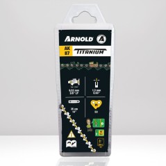 Chaîne de tronçonneuse ARNOLD AK87 en titane 3/8" LP 1,3 mm 50 TG | Newgardenstore.eu