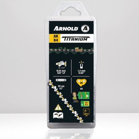 ARNOLD AK84 Titanium Chainsaw Chain 3/8" LP 1.3mm 45 TG | Newgardenstore.eu