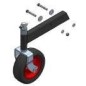 ELK height-adjustable pivoting wheel set Ø 250x85 5050500 ORIGINAL PERUZZO