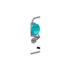 Solo varilla con pomos 1322551 ORIGINAL PERUZZO | Newgardenstore.eu