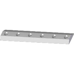 TB 120 Klinge für Sechskantschrauben. TB 120 Gegenklinge (Nr. 01480076 ORIGINAL PERUZZO)