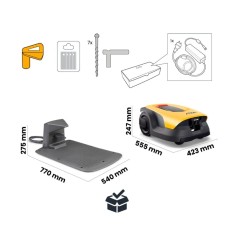 Robot tagliaerba autonomo STIGA A8v Bluetooth - 4G fino a 800 mq | Newgardenstore.eu