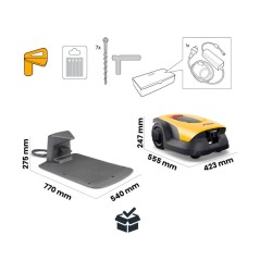 Robot tagliaerba autonomo STIGA A15v Bluetooth - 4G fino a 1500 mq | Newgardenstore.eu