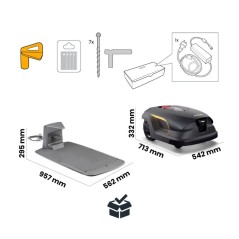 Cortacésped robot autónomo STIGA A 50v Bluetooth - 4G para césped de hasta 5000 m² | Newgardenstore.eu