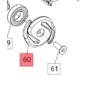 ORIGINAL PT 2204 3010600401200 LINE REEL HEAD BLUE BIRD