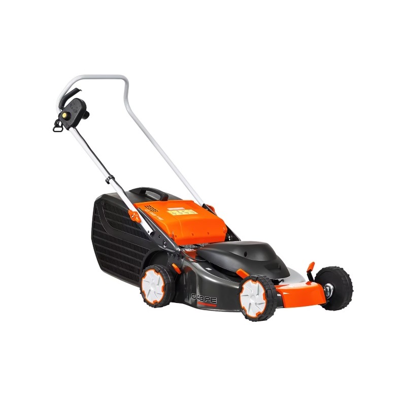 Tondeuse à gazon électrique OLEOMAC G48PE COMFORT 1,6 kW, largeur de coupe 46 cm, bac de ramassage 60 L