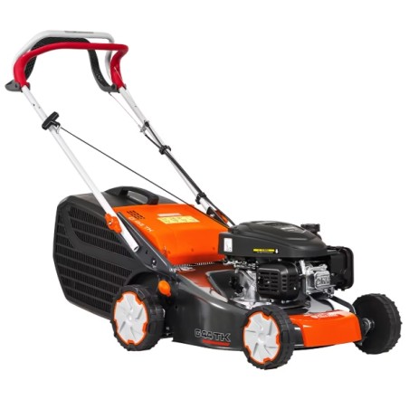 Tagliaerba a scoppio trazionato OLEOMAC G44TK COMFORT 123cc taglio 41cm cesto 60L | Newgardenstore.eu