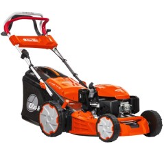 Cortacésped autopropulsado de gasolina OLEOMAC G48TKE ALLROAD PLUS 4 de 166 cc, ancho de corte de 46 cm. | Newgardenstore.eu