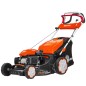 Cortacésped autopropulsado de gasolina OLEOMAC MAX48TK ALLROAD ALUMINIUM de 166 cc, ancho de corte de 46 cm.