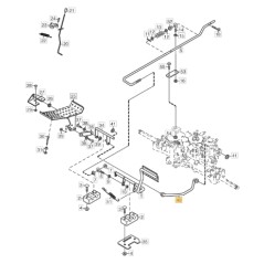 Steuerstange für STIGA 2125H 2135H Aufsitzmäher, Original 1134-5288-01 | Newgardenstore.eu