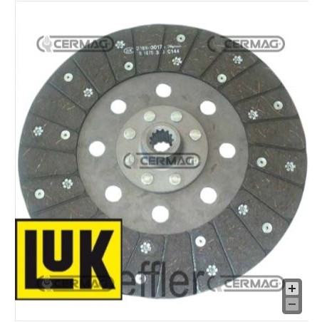 Clutch disc PTO CARRARO agricultural tractor agriplus 65 75 85 15948