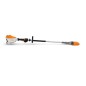 Cosechadora de aceitunas inalámbrica STIHL SBA140B de 36 V y 179 cm con pantalla LED.