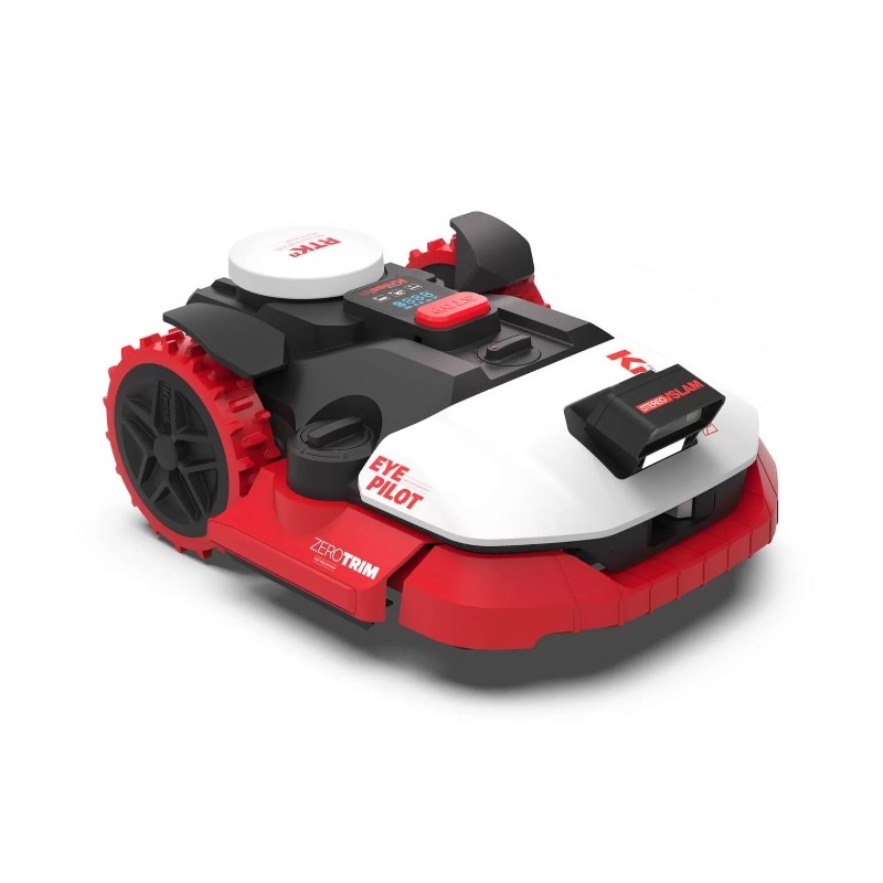 Tondeuse à gazon robotisée KRESS KR273E EyePilot 3000mq RTKn AI VSLAM Wi-Fi - Bluetooth - Application