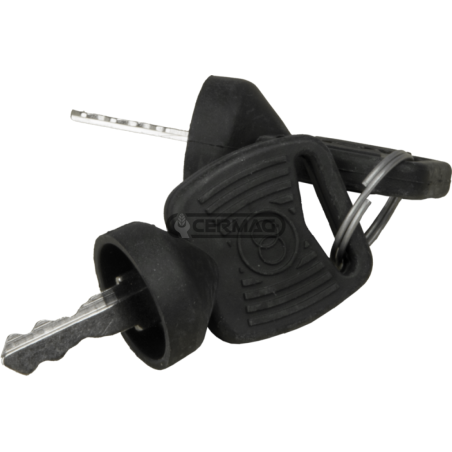 Paire de clés pour serrure de contact et feux COMPATIBLE - 36000 | Newgardenstore.eu