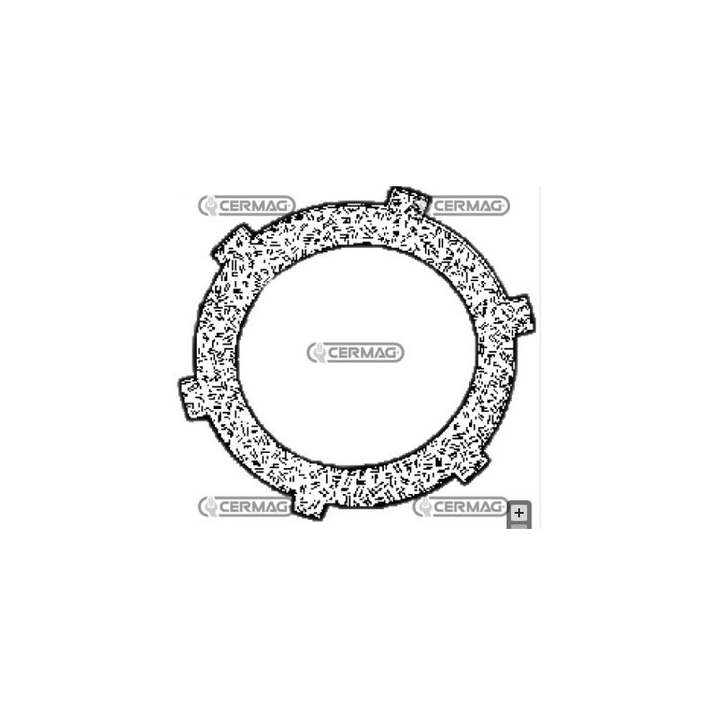 Sintered clutch disc for power mower 408 series BERTOLINI 15630