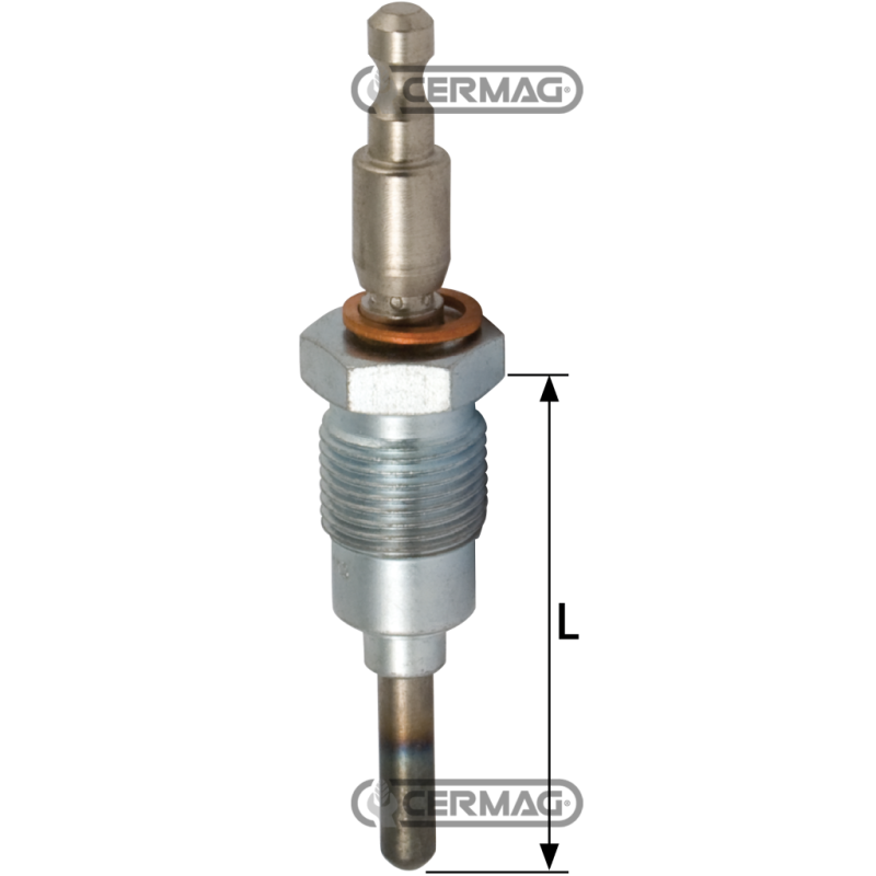 Bougie de préchauffage L 56 mm COMPATIBLE - 12258