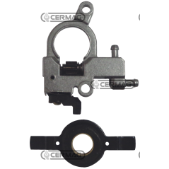 Oil pump with worm screw for COMPATIBLE chainsaw - 12955 | Newgardenstore.eu