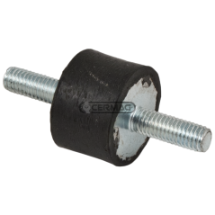 Cylindrical vibration damper with MALE/MALE threads Diameter 30 mm Thread M8x23 COMPATIBLE - 60145 | Newgardenstore.eu
