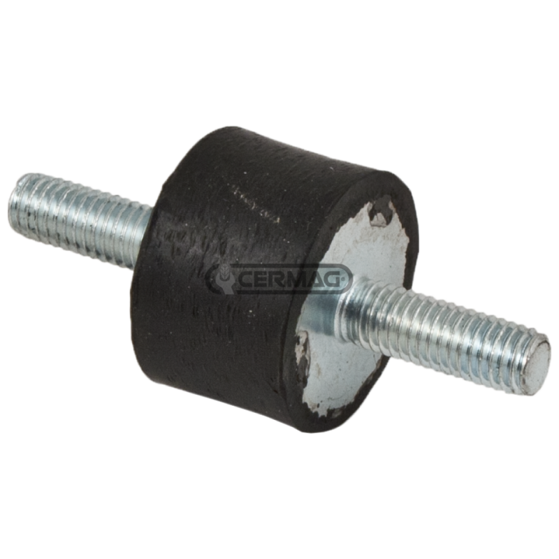 Amortiguador de vibraciones cilíndrico con rosca MACHO/MACHO Diámetro 100 mm Rosca M16x46 COMPATIBLE - 60758