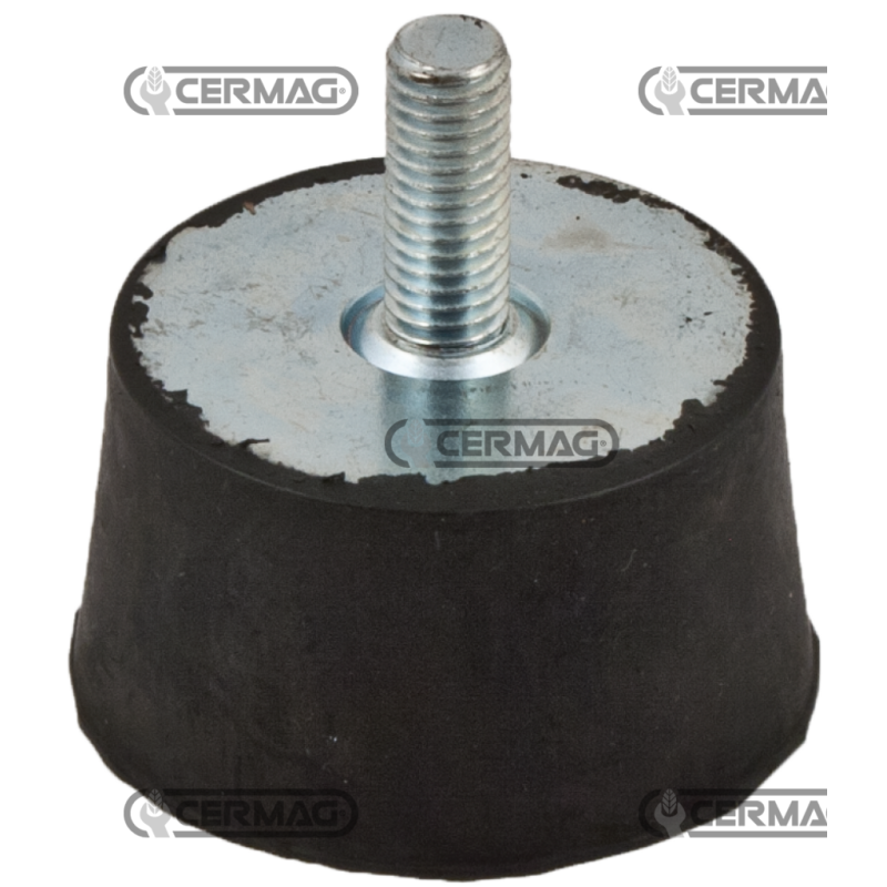 Amortiguador de vibraciones troncocónico especial Altura 25 mm Rosca M8x18 COMPATIBLE - 60686