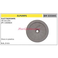 Disque en plastique ELPUMPS électropompe VB 25/1300 JPV 1300INOX 035955