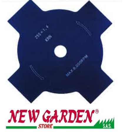 Disco de cuchilla para desbrozadora taladro 25,4 mm diámetro 255 mm 270166 | Newgardenstore.eu