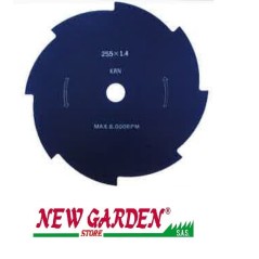 Disco lama per decespugliatore foro 25,4 mm diametro 255 mm 270167 | Newgardenstore.eu