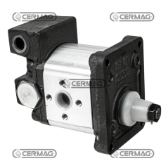 GROUP 2 gear pump with 2-way oil outlet regulator Displacement 19 cm³ COMPATIBLE - 80972 | Newgardenstore.eu