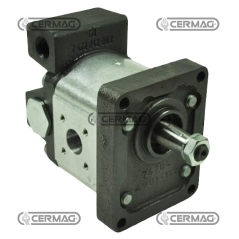 Zahnradpumpe GRUPPE 2 mit 2-Wege-Ölauslassregler Hubraum 19 cm³ KOMPATIBEL - 80973 | Newgardenstore.eu