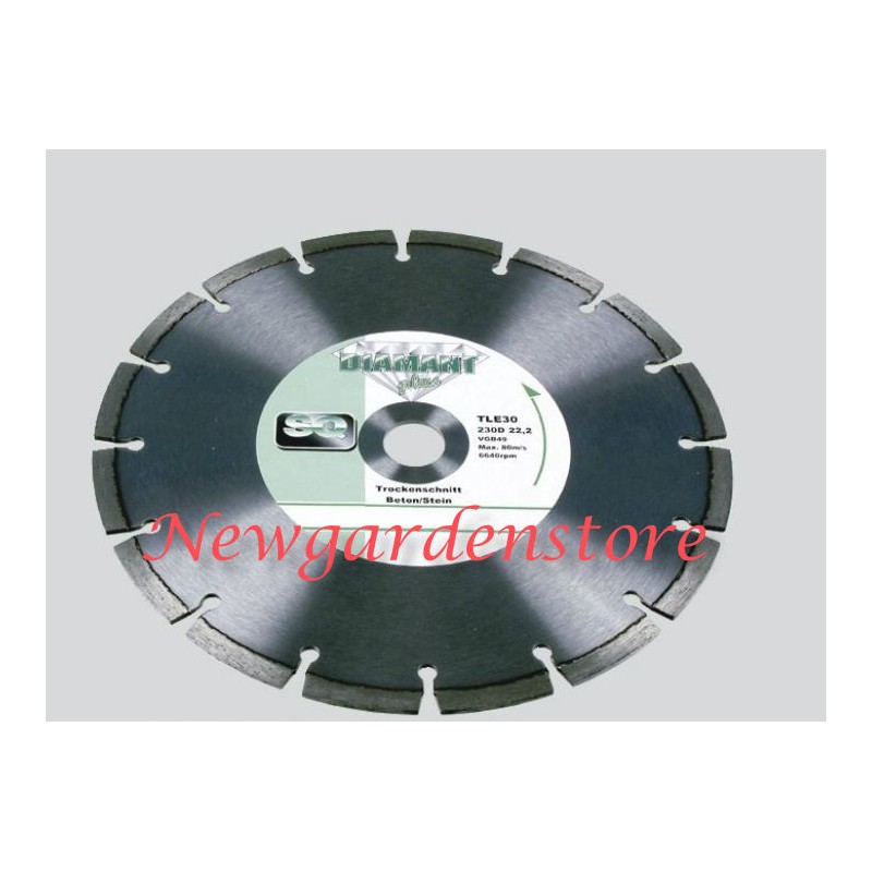 Disco lama tagliacemento taglio muratura calcestruzzo 66-005 230mm TLE30