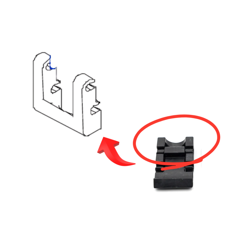 Ambrogio L200R - Lower Closing Latch