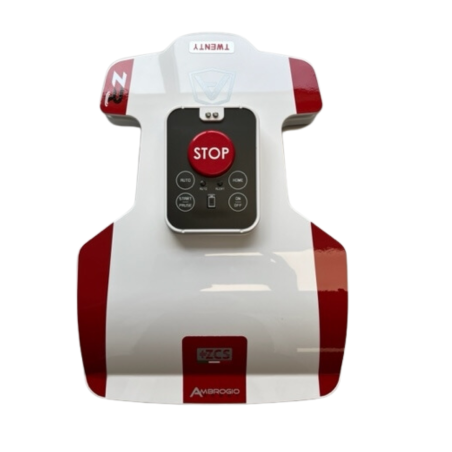 Ambrogio Motorhaube/obere Abdeckung – mit Stoppknopf | Newgardenstore.eu