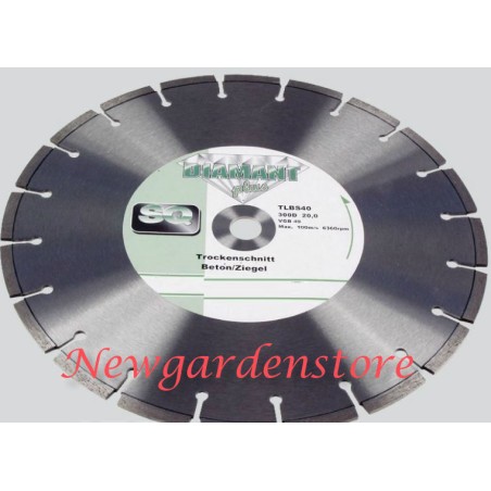 Disco de corte mampostería hormigón 66-125 300mm TLBS30 | Newgardenstore.eu