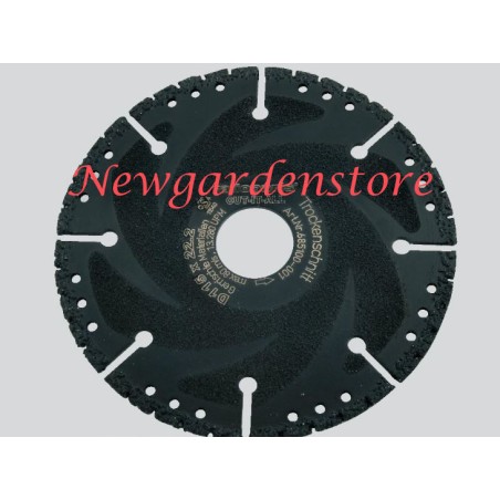 Cutting blade disc masonry cutting stone cast iron steel wood 115mm 66-082 | Newgardenstore.eu