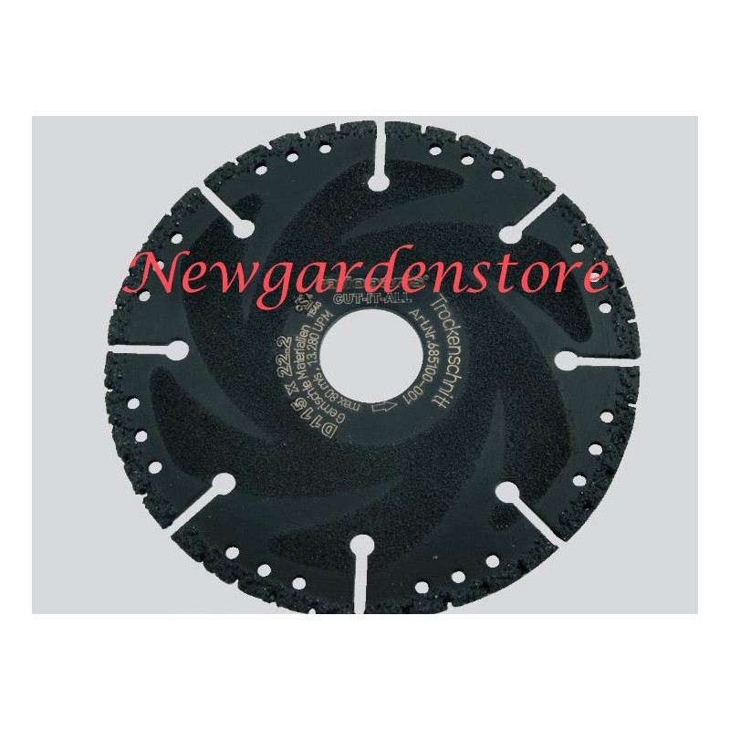 Cutting blade disc masonry cutting stone cast iron steel wood 125mm 66-083