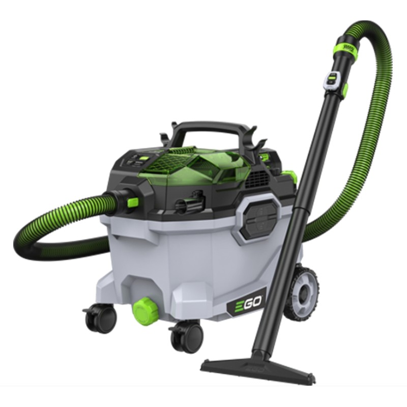 Aspirateur sans fil EGO WDV0900E 56 V avec réservoir de 34 L et puissance de 180 m³/h