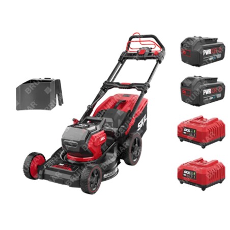 Tondeuse à gazon sans fil autotractée SKIL 0151BA, 2 batteries de 4,0 Ah et 2 chargeurs inclus | Newgardenstore.eu