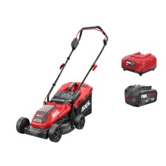 Tondeuse à gazon manuelle SKIL 0125AA 20V, largeur de coupe 32 cm, batterie et chargeur inclus | Newgardenstore.eu