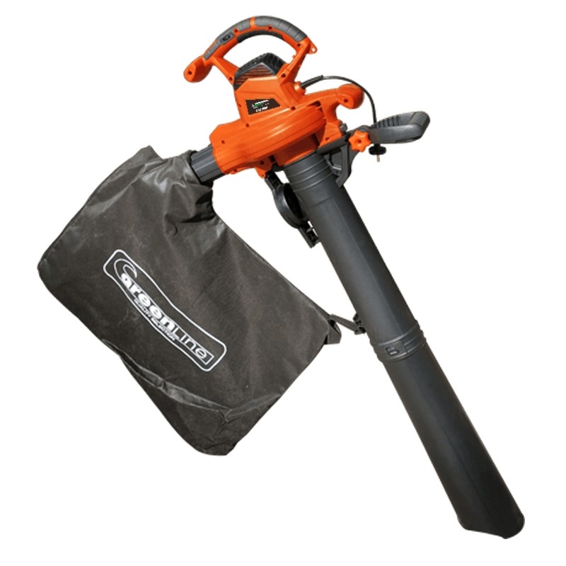 GREENLINE GLE3000 electric blower vacuum with air speed of 300 km/h