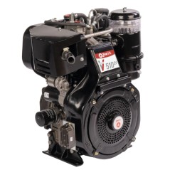 Kompletter Dieselmotor ZANETTI EV510DE 510 cm³ 7,45 kW horizontale Welle 24 mm