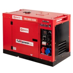 ZANETTI ZDG8003SEAV Einphasen-/Dreiphasen-Dieselgenerator mit voller Leistung und leisem Betrieb | Newgardenstore.eu