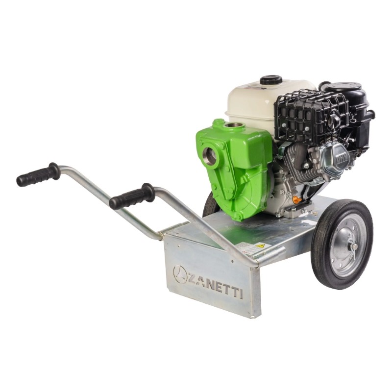 Motopompa benzina autoadescante ZANETTI PB50-270AGE prevalenza max 45 m