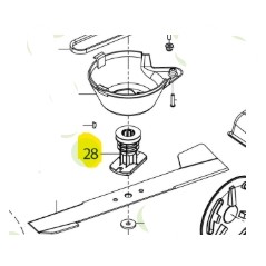 ORIGINAL ACTIVE 051684 5333SA Rasenmähermessernabe | Newgardenstore.eu